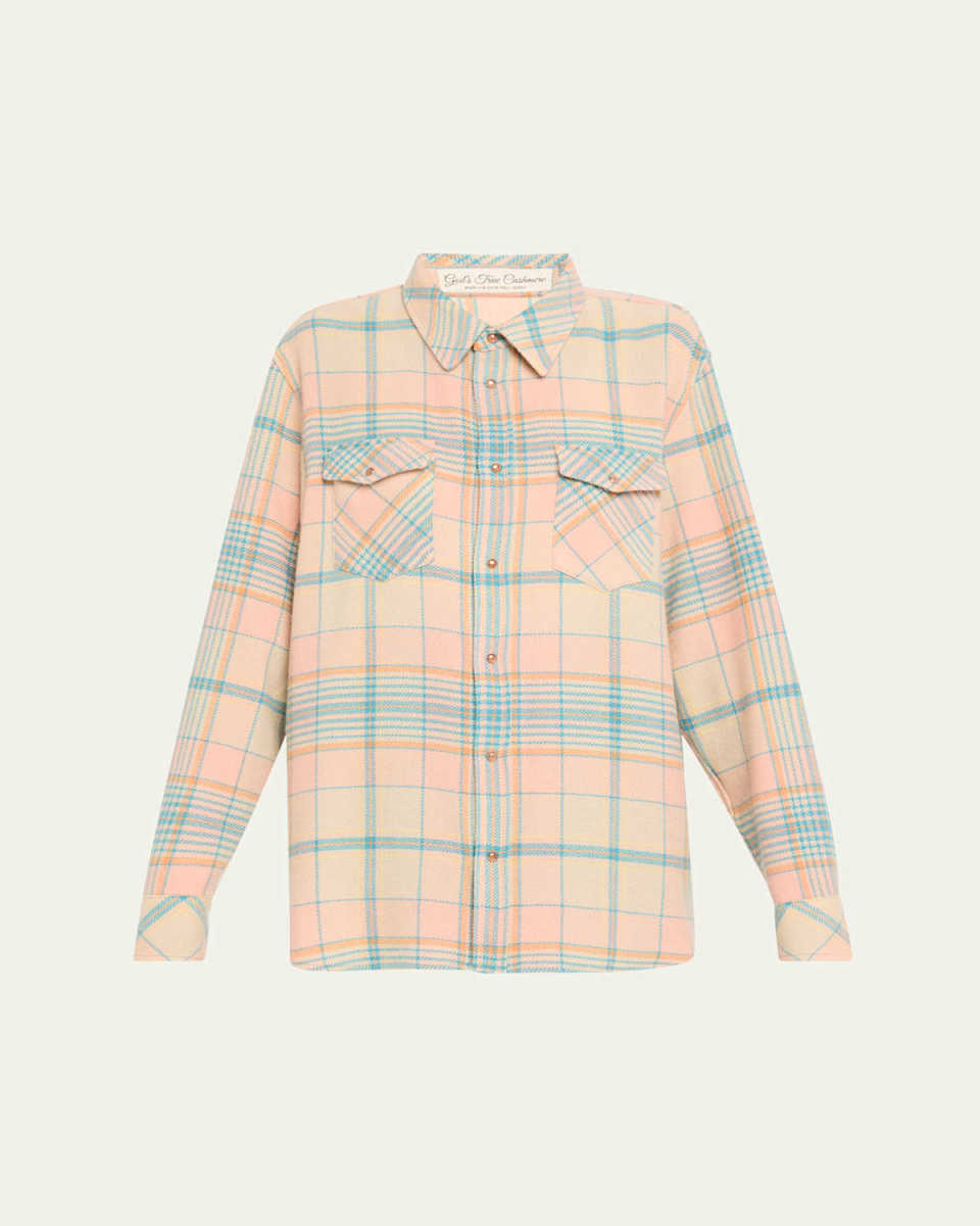 Lover Tartan Cashmere Shirt